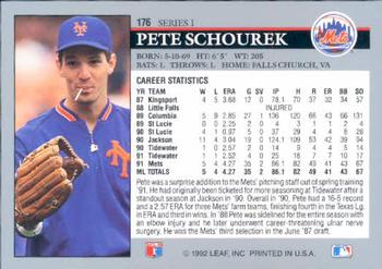 Pete Schourek  baseball card collectible - Main Image 2