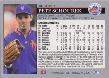 Pete Schourek  baseball card collectible - Main Image 2