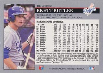 Brett Butler  baseball card collectible - Main Image 2