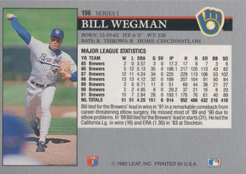Bill Wegman  baseball card collectible - Main Image 2