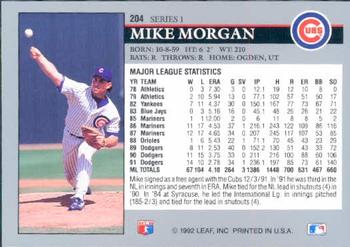 Mike Morgan  baseball card collectible - Main Image 2