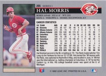 Hal Morris  baseball card collectible - Main Image 2