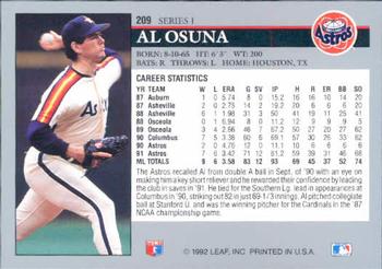 Al Osuna  baseball card collectible - Main Image 2