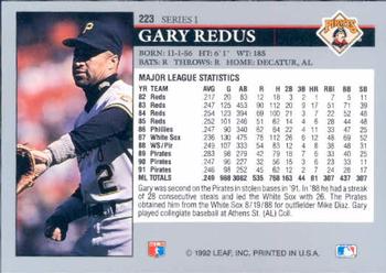 Gary Redus  baseball card collectible - Main Image 2