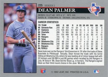 Dean Palmer  baseball card collectible - Main Image 2