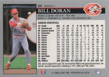 Bill Doran  baseball card collectible - Main Image 2