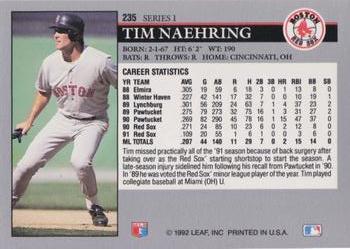 Tim Naehring  baseball card collectible - Main Image 2