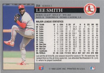 Lee Smith  baseball card collectible - Main Image 2