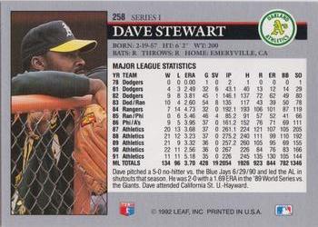 Dave Stewart  baseball card collectible - Main Image 2