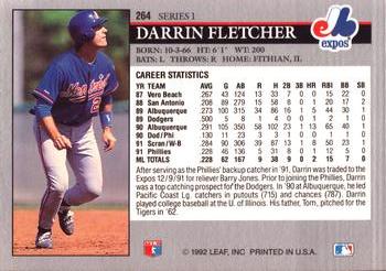 Darrin Fletcher  baseball card collectible - Main Image 2
