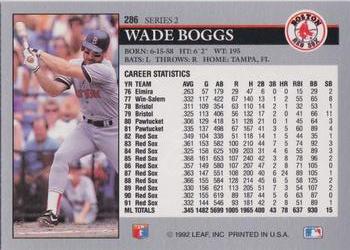 Wade Boggs  baseball card collectible - Main Image 2