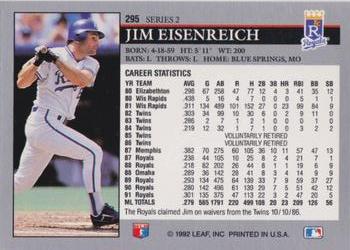 Jim Eisenreich  baseball card collectible - Main Image 2