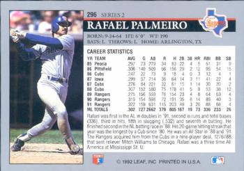 Rafael Palmeiro  baseball card collectible - Main Image 2