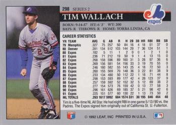 Tim Wallach  baseball card collectible - Main Image 2