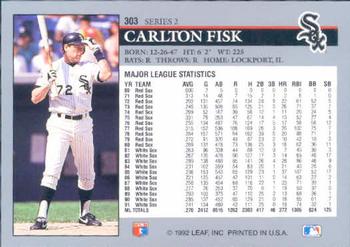 Carlton Fisk  baseball card collectible - Main Image 2