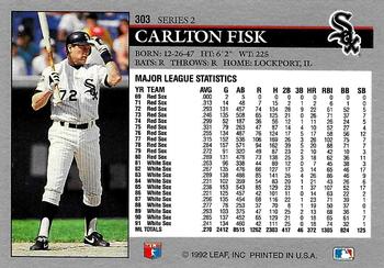 Carlton Fisk  baseball card collectible - Main Image 2