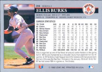 Ellis Burks  baseball card collectible - Main Image 2