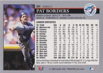 Pat Borders  baseball card collectible - Main Image 2