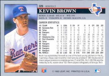 Kevin Brown  baseball card collectible - Main Image 2