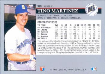 Tino Martinez  baseball card collectible - Main Image 2