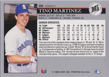 Tino Martinez  baseball card collectible - Main Image 2