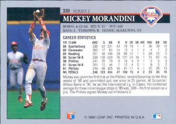 Mickey Morandini  baseball card collectible - Main Image 2