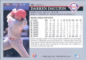 Darren Daulton  baseball card collectible - Main Image 2