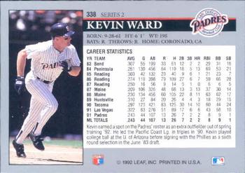 Kevin Ward  baseball card collectible - Main Image 2