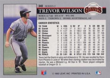 Trevor Wilson  baseball card collectible - Main Image 2