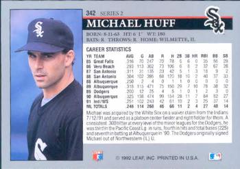 Michael Huff  baseball card collectible - Main Image 2