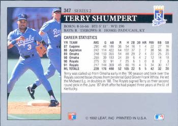 Terry Shumpert  baseball card collectible - Main Image 2