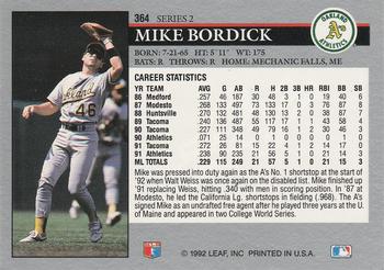 Mike Bordick  baseball card collectible - Main Image 2