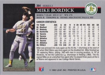Mike Bordick  baseball card collectible - Main Image 2