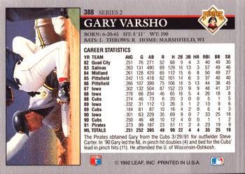 Gary Varsho  baseball card collectible - Main Image 2