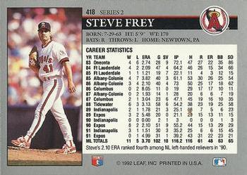 Steve Frey  baseball card collectible - Main Image 2