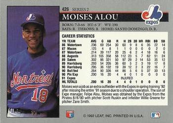 Moises Alou  baseball card collectible - Main Image 2