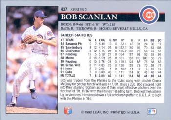 Bob Scanlan  baseball card collectible - Main Image 2
