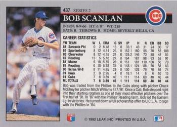 Bob Scanlan  baseball card collectible - Main Image 2