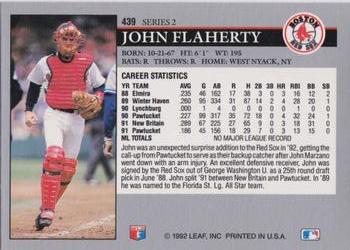 John Flaherty  baseball card collectible - Main Image 2