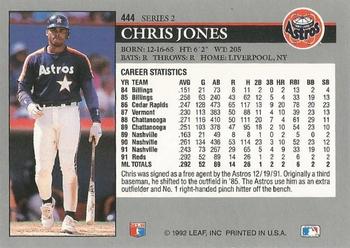 Chris Jones  baseball card collectible - Main Image 2