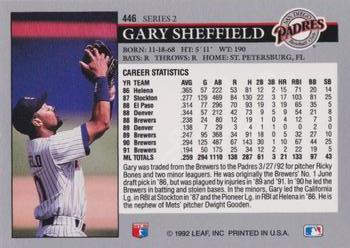 Gary Sheffield  baseball card collectible - Main Image 2