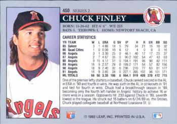 Chuck Finley  baseball card collectible - Main Image 2