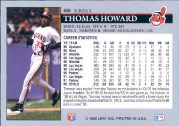 Thomas Howard  baseball card collectible - Main Image 2