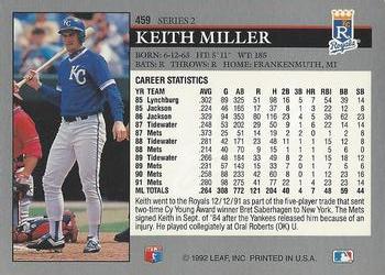Keith Miller  baseball card collectible - Main Image 2