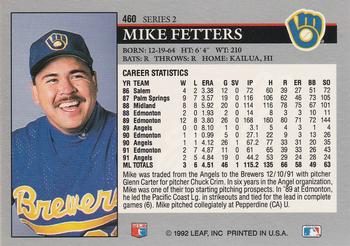 Mike Fetters  baseball card collectible - Main Image 2