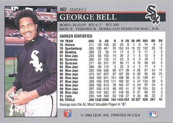 George Bell  baseball card collectible - Main Image 2