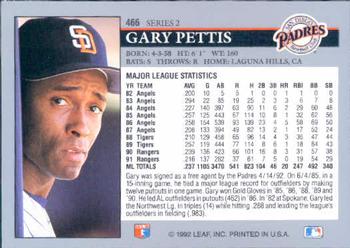 Gary Pettis  baseball card collectible - Main Image 2