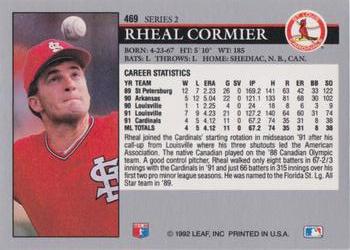 Rheal Cormier  baseball card collectible - Main Image 2