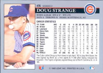 Doug Strange  baseball card collectible - Main Image 2