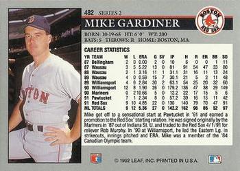 Mike Gardiner  baseball card collectible - Main Image 2